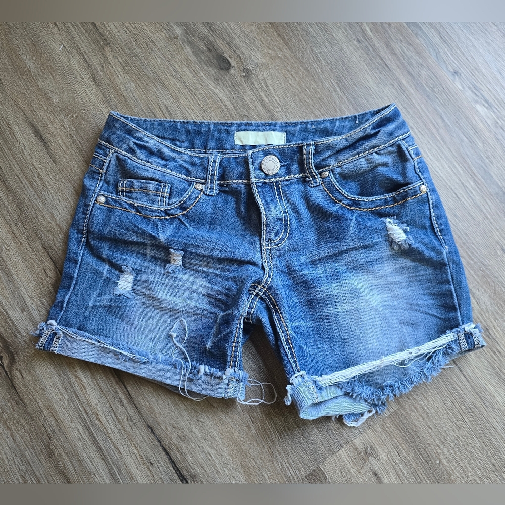 Premium Denim Blue Women's Shorts Size 7